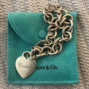 Tiffany heart tag bracelet